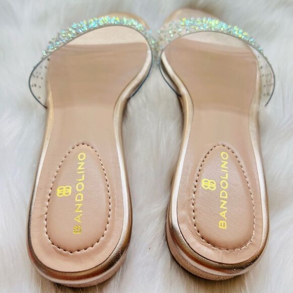 Bandolino Kenzo clear embellished slide Sandal - Picture 7 of 9